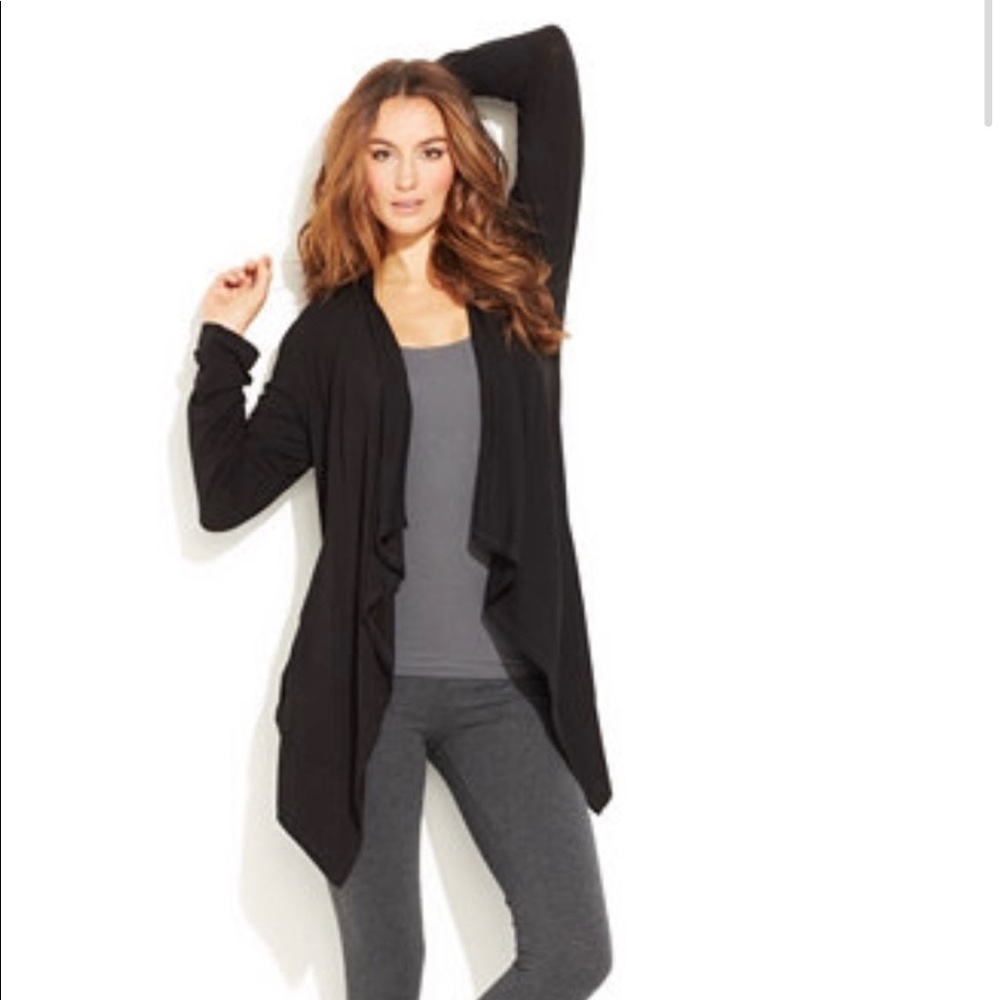 DKNY open front cardigan